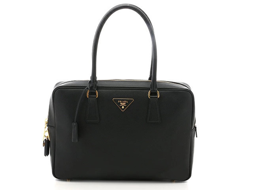 Prada Briefcase Tessuto Business Bag Saffiano Leather